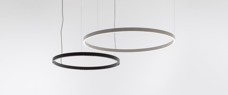 Artemide A.24 Circular Stand-alone sharping-Emission 1122mm Pendelleuchte
