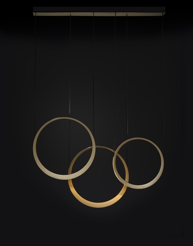 Quasar Moonlight triple Pendelleuchte