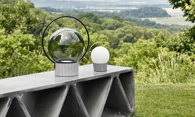 BROKIS Sfera Portable table battery lamp
