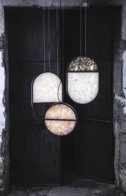 BROKIS Geometric circle suspension