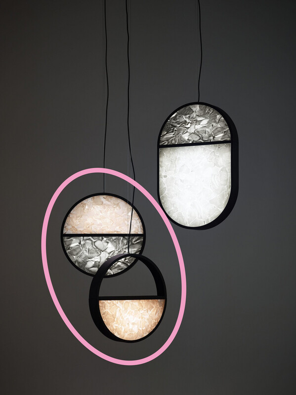 BROKIS Geometric circle suspension