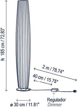 Bover Maxi P/03 Stehleuchte