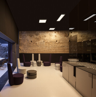 Vibia Up eckig Deckenleuchte