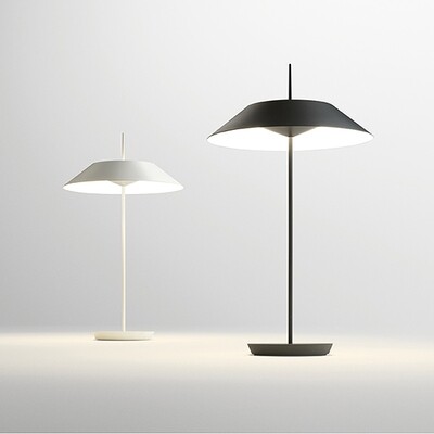 Vibia Mayfair Tischleuchte, Model: 5505 (Stahl), Farbe: graphit (nur 5505)