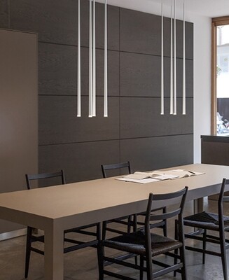 Vibia Slim Baldachin eckig Pendelleuchte