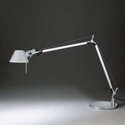 Artemide Tolomeo Tischleuchte, Farbe: aluminium, Ausführung: Schraubbefestigung