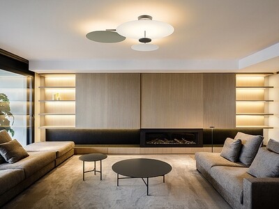 Vibia Flat 3er Deckenleuchte