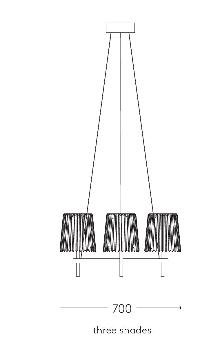 Quasar Julia single Pendelleuchte, Grösse: Ø 70cm, Farbe: chrom