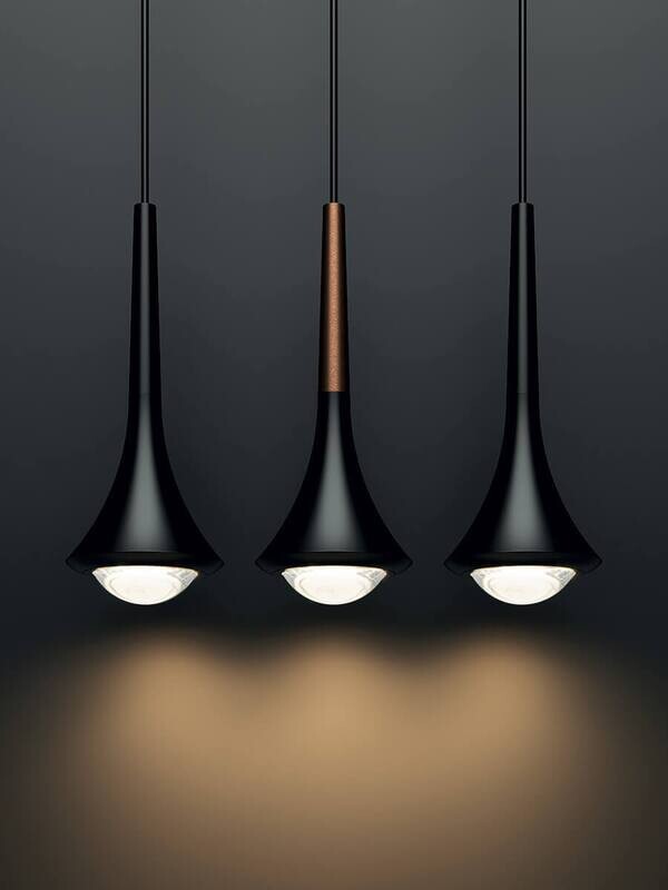 Lodes Rain Pendelleuchte mit Baldachin lang Lodes Rain Pendelleuchte mit Baldachin lang