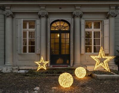 3D Outdoor Stern Weihnachtsbeleuchtung