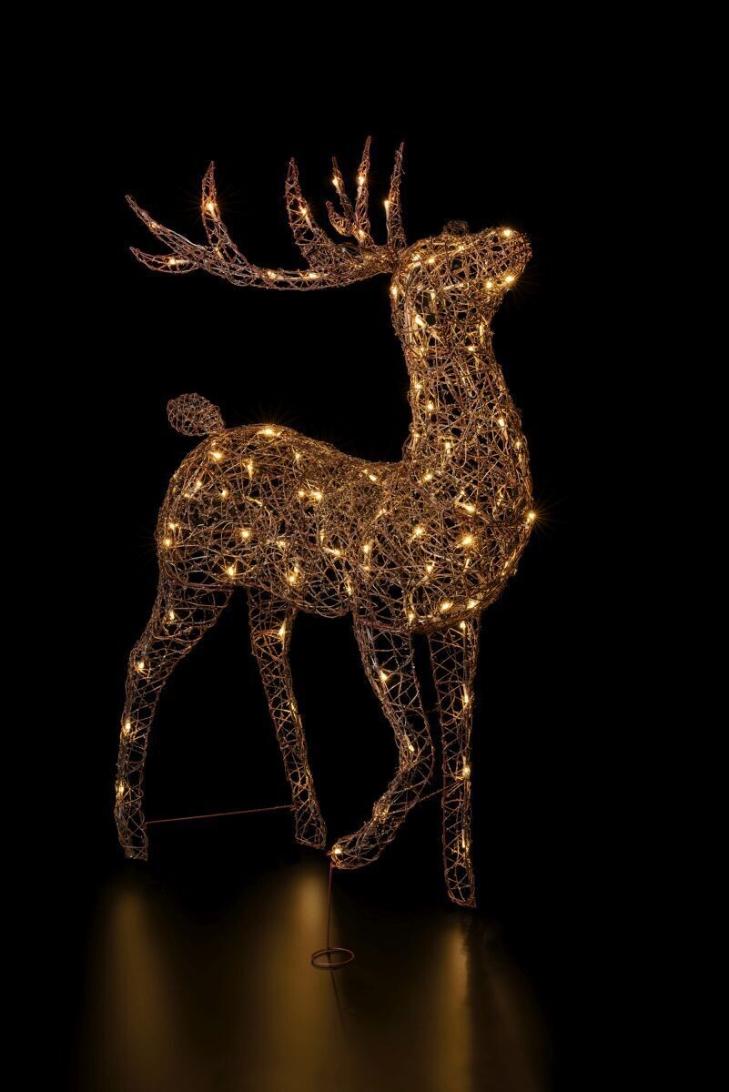 3D Outdoor Finn Reindeer Weihnachtsbeleuchtung