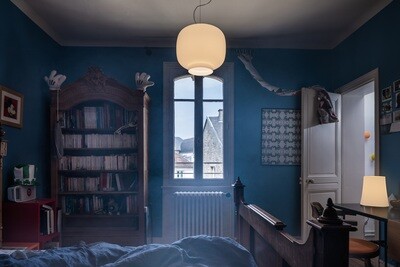 Foscarini Chouchin bianco LED Pendelleuchte