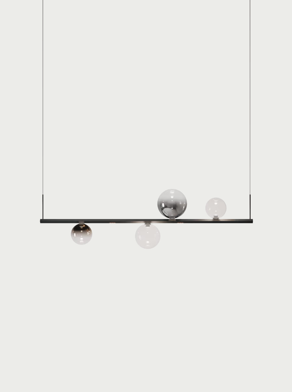 Lodes Random Stick Pendelleuchte
