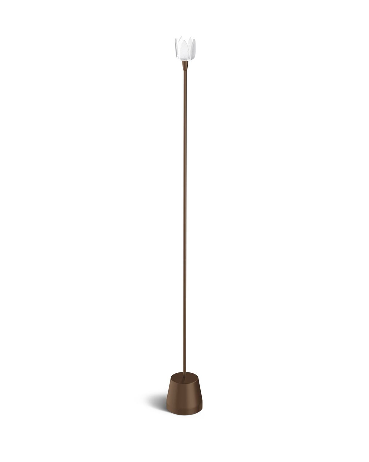 Linea Light Blum Flower Stehleuchte, Ausführung: 1 Stab geschlossene Blume, Lichtfarbe: 2200K extra warmweiss