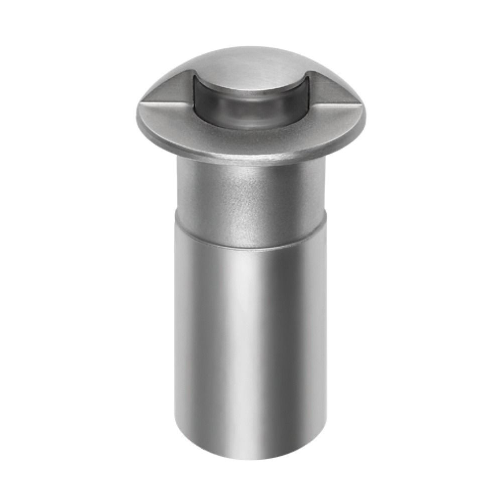 Linea Light Alcor316_R 230V Bodeneinbauleuchte, Variante: Ø 40mm stahl, Ausstrahlrichtung: 1-seitig leuchtend, Lichtfarbe: 2700K warmweiss