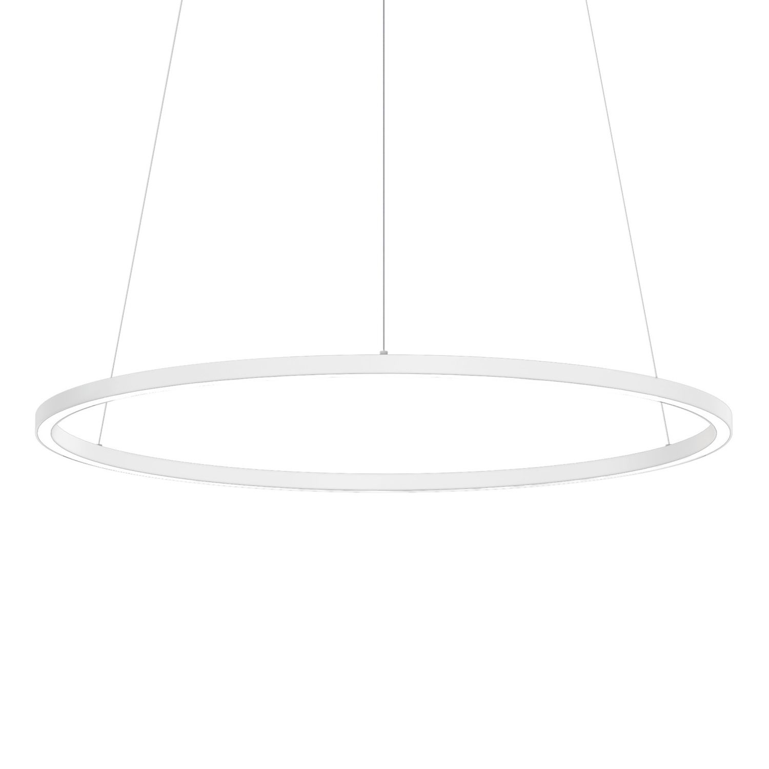 Linea Light Tour_Slim_Elliptic_PD Pendelleuchte, Grösse: B 880mm L 1350mm, Farbe: weiss, Lichtfarbe: 2700K warmweiss