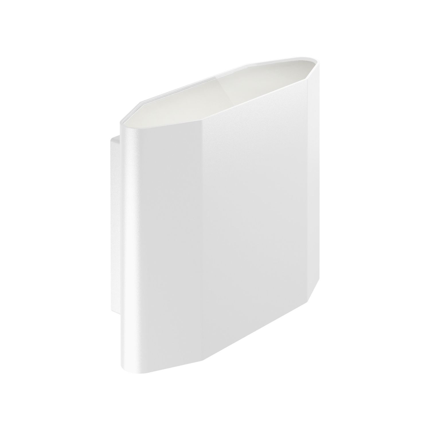 Linea Light Skin_W Outdoor Wandleuchte, Variante: Skin_WL Diffused 160mm, Farbe: weiss, Lichtfarbe: 2700K warmweiss, Dimmbar: ON/OFF