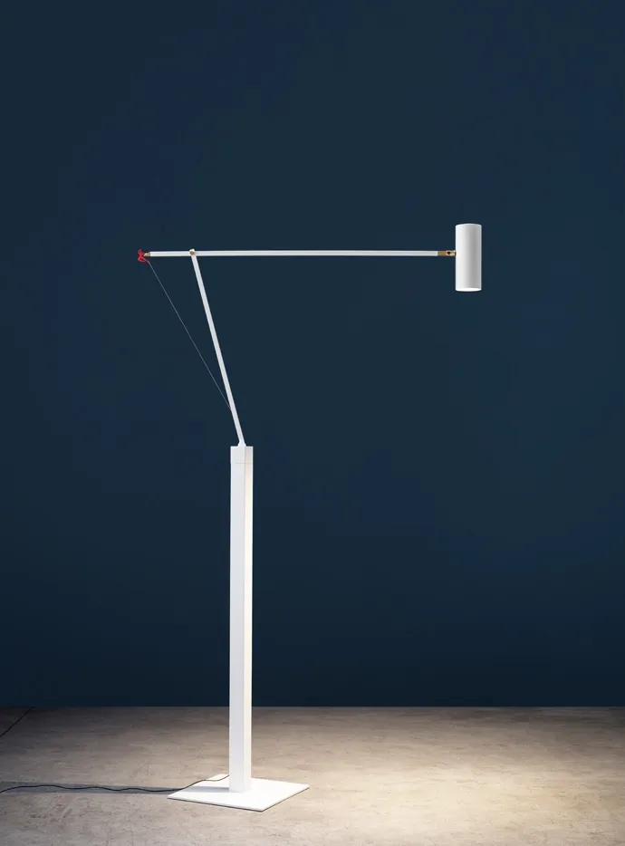 Catellani &amp; Smith Colore Ettorino Stehleuchte, Farbe: weiss