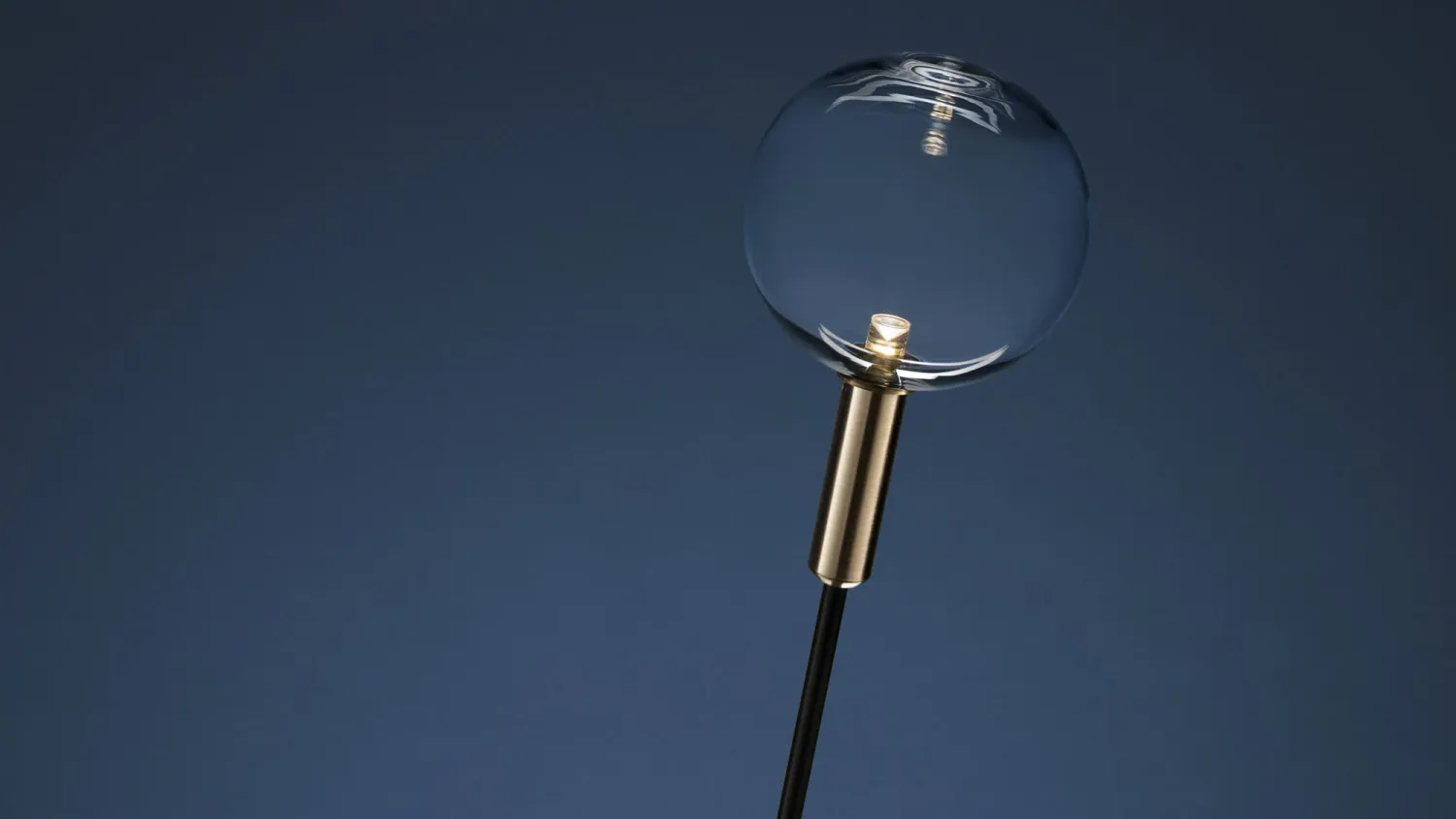 Catellani &amp; Smith Syphasfera Stehleuchte, Grösse: H 60cm, Farbe: transparentes Glas