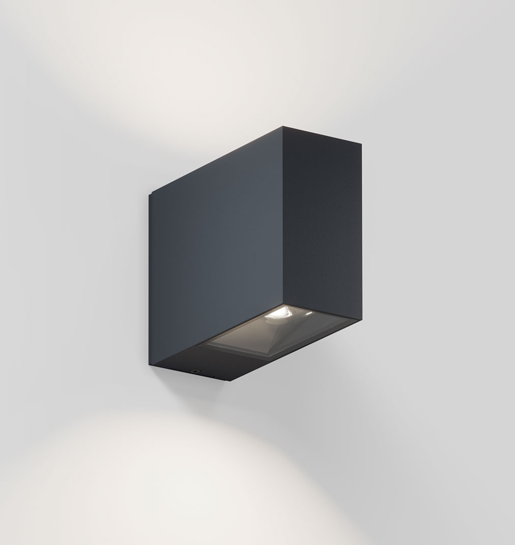IP44.de eye Wandleuchte, Farbe: anthrazit, Dimmbar: Standard Phasenabschnitt