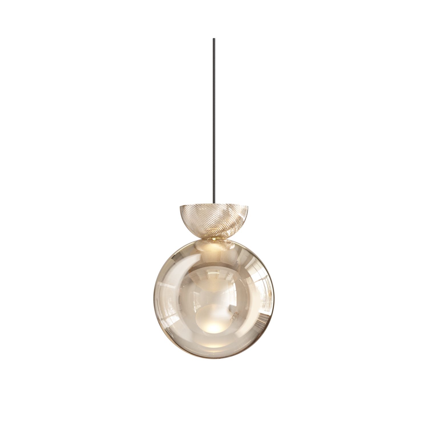 Sans Souci Charm Sphere Pendelleuchte, Farbe: Transparenz 25% - aurum, Grösse: SP - S 200mm
