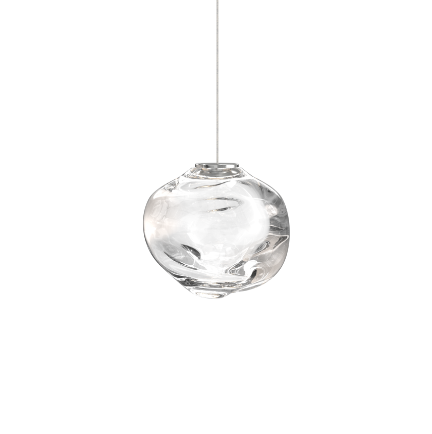Sans Souci Raw Pendelleuchte, Farbe: Kristall transparent