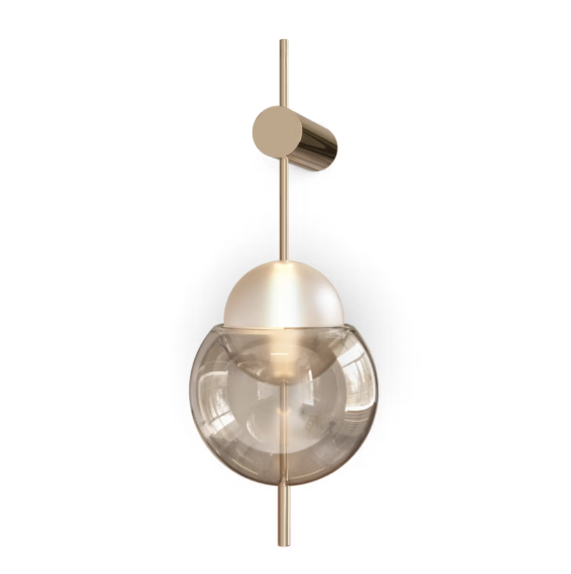 Sans Souci Galileo Wandleuchte, Farbe: Transparenz 25% - aurum