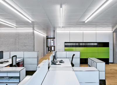 Ribag Metron Office Anbauleuchte Mikroprisma optik