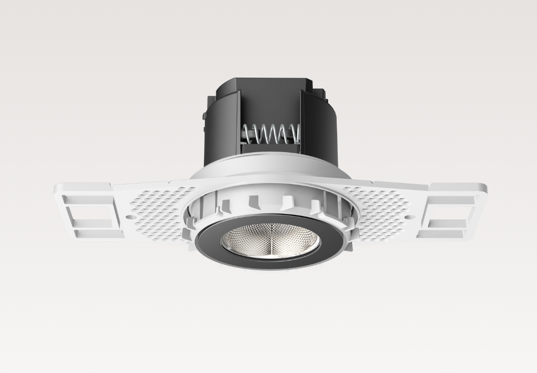 Ribag Spark LED-Modul 800 Einbauspot für randlosen Einbau, Montagering: Einbau in Gipsdecken - weiss