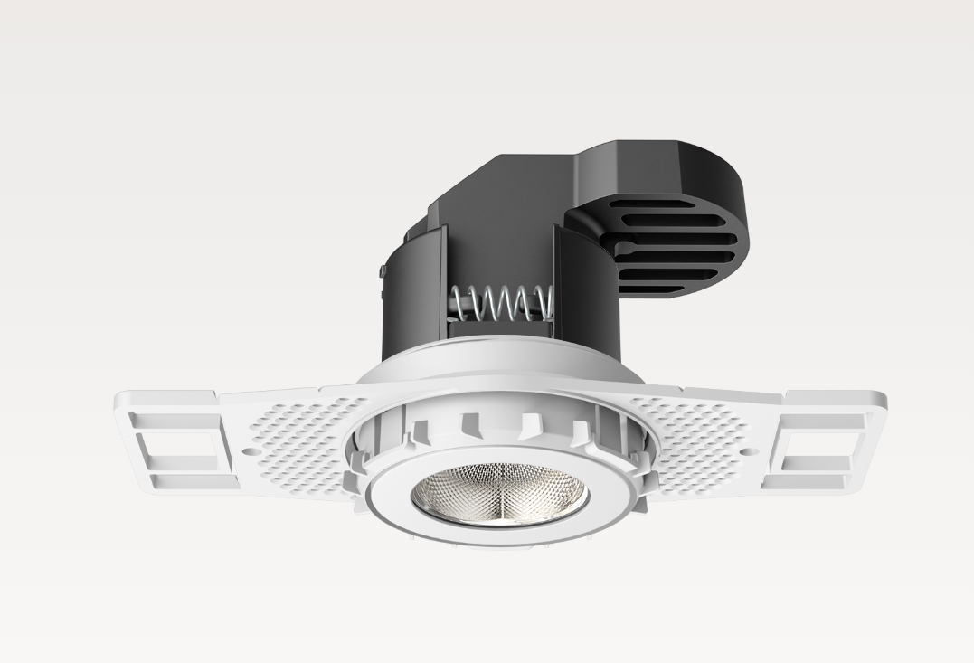 Ribag Spark LED-Modul 1400 Einbauspot für randlosen Einbau, Montagering: Einbau in Gipsdecken - weiss