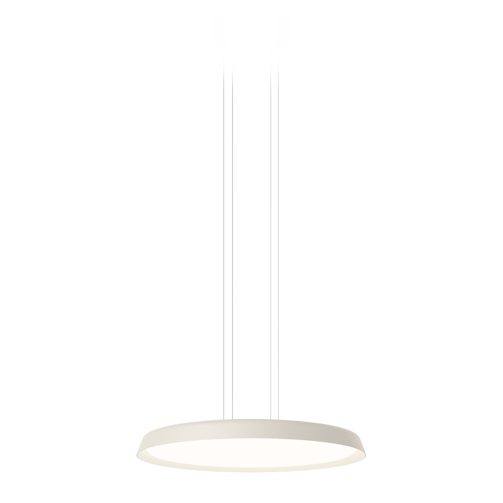 Vibia Bigger Pendelleuchte, Farbe: beige L1, Variante: 3920 - Ø 80cm H 9cm
