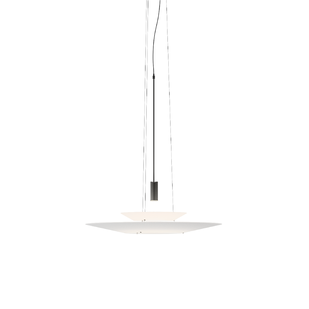 Vibia Flamingo Pendelleuchte, Farbe: graphit, Model: 1540 - Ø 70 cm H 75cm