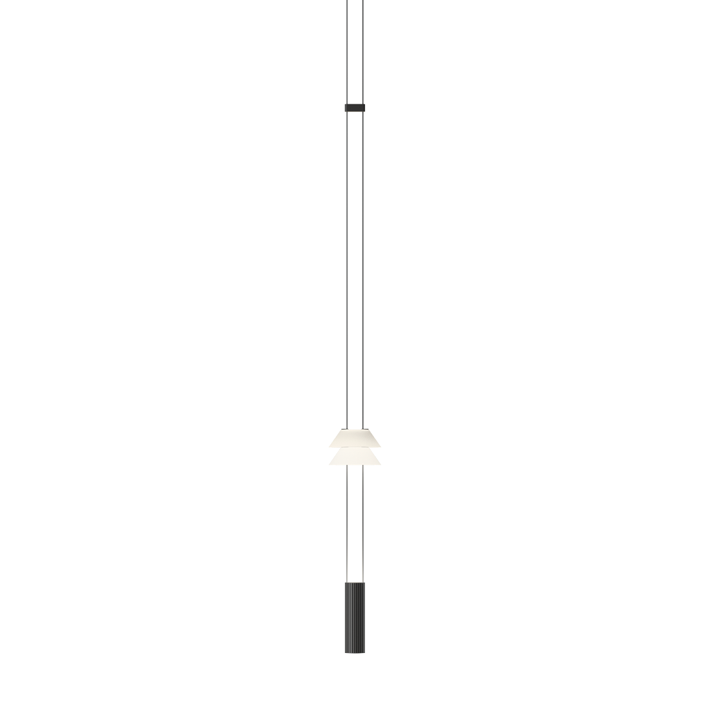 Vibia Flamingo mini Pendelleuchte, Model: 1580 - H Leuchte 93cm Ø 9cm