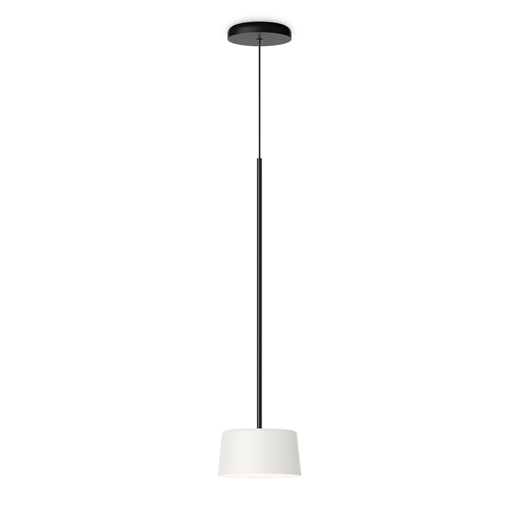 Vibia Tube Free Pendelleuchte, Farbe: white, Varianten - Einzelmodelle: Ø 22cm