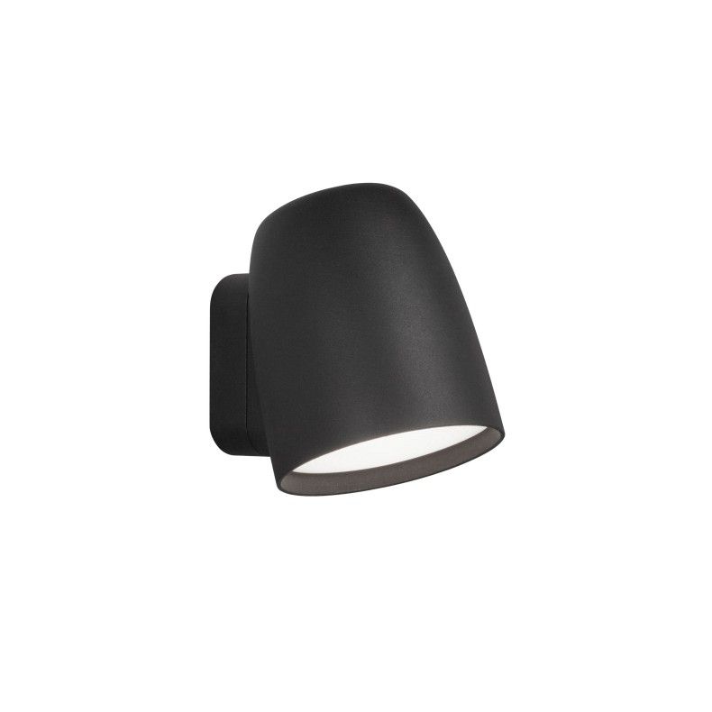 Bover Nut A/01 Outdoor/Indoor Wandleuchte, Farbe: schwarz, Dimmbar: dimmbar Phasenabschnitt