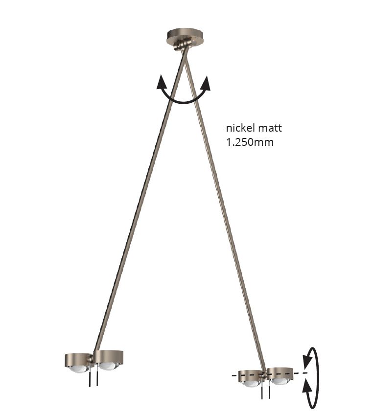 Top Light PUK! PRO 80 Ceiling Sister ll Deckenleuchte