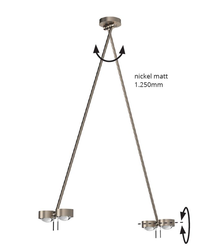 Top Light PUK! PRO 80 Ceiling Sister ll Deckenleuchte