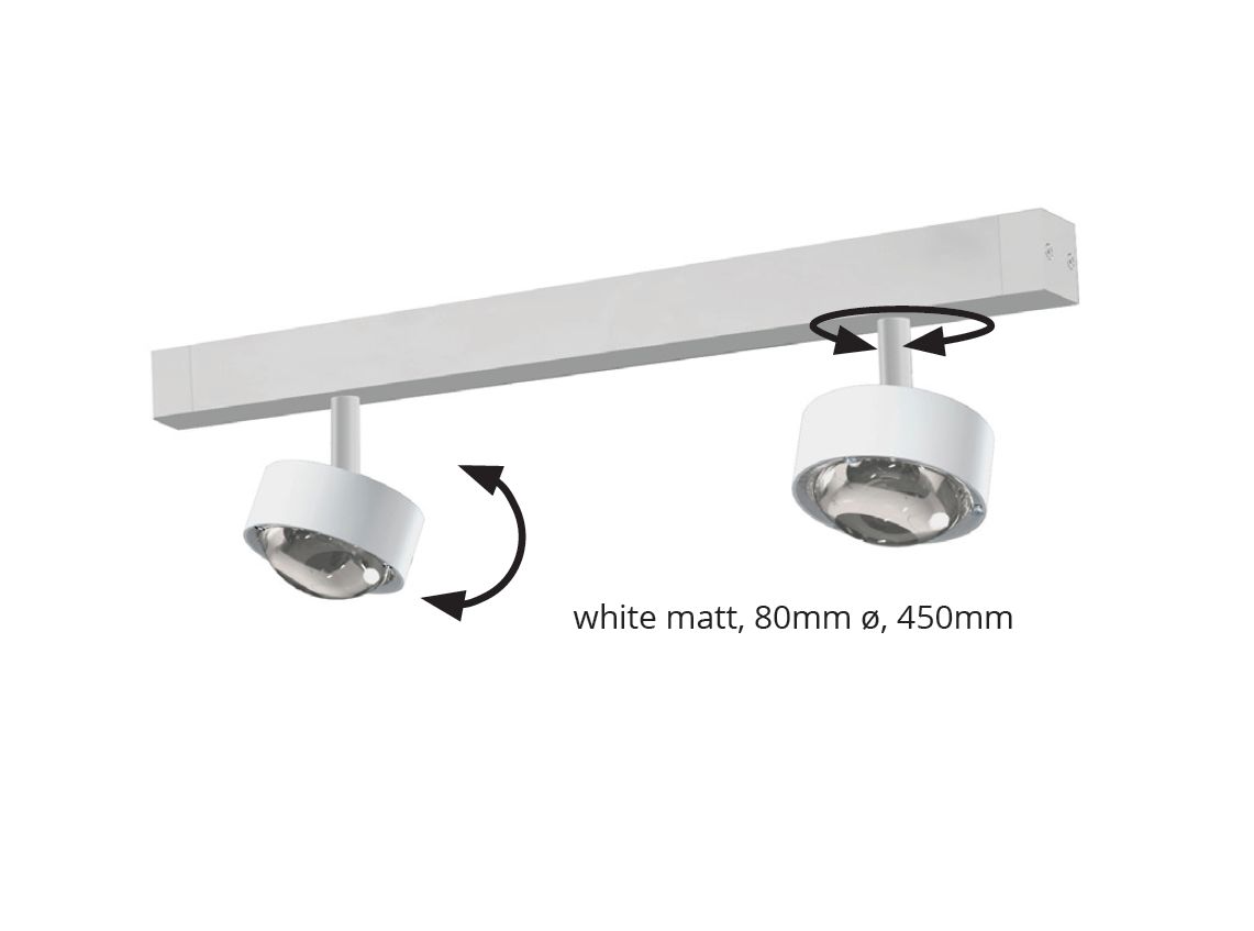 Top Light PUK! PRO 80 Choice Turn Deckenleuchte Top Light PUK! PRO 80 Choice Turn Deckenleuchte