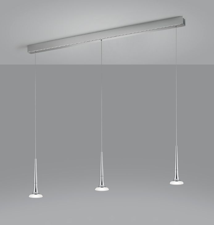 Helestra FLUTE 3er Pendelleuchte