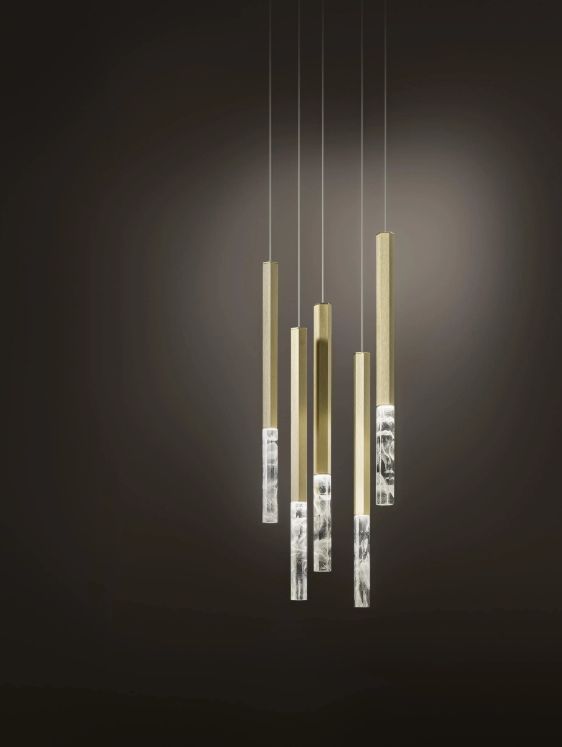 OLEV Shine Vertical Plumage Pendelleuchte