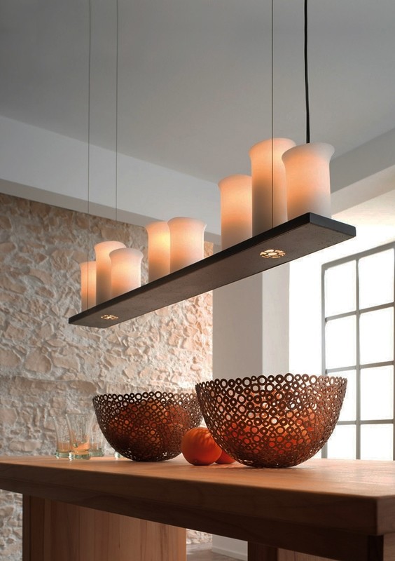 Hängeleuchte mit Flammen Hängeleuchte mit Flammen