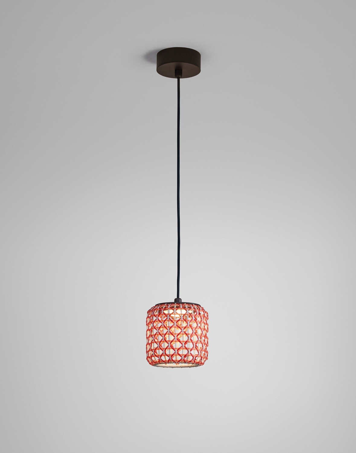 Bover Nans S/16 Outdoor Pendelleuchte, Farbe: braun - rot