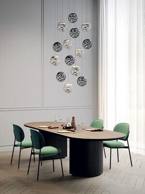 Lodes Kelly Cluster Pendelleuchte mit Baldachin eckig