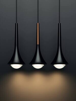 Lodes Rain Pendelleuchte mit Baldachin oval