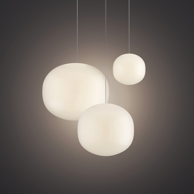 Lodes Volum Cluster Pendelleuchte mit Baldachin rund