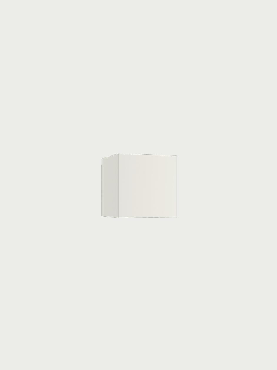 Lodes Laser Wandleuchte, Farbe: Matte White - 9010, Lichtfarbe: 2700K warmweiss