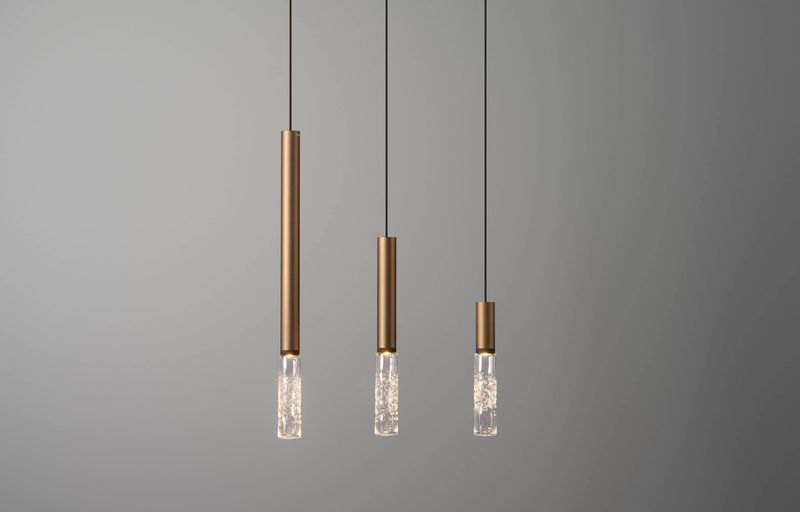 OLEV Beam Stick Glass Pendelleuchte