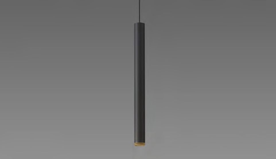 OLEV Beam Stick Metal H400 Pendelleuchte, Grösse: Ø 35mm H 400mm, Dimmbar: Phasenabschnitt