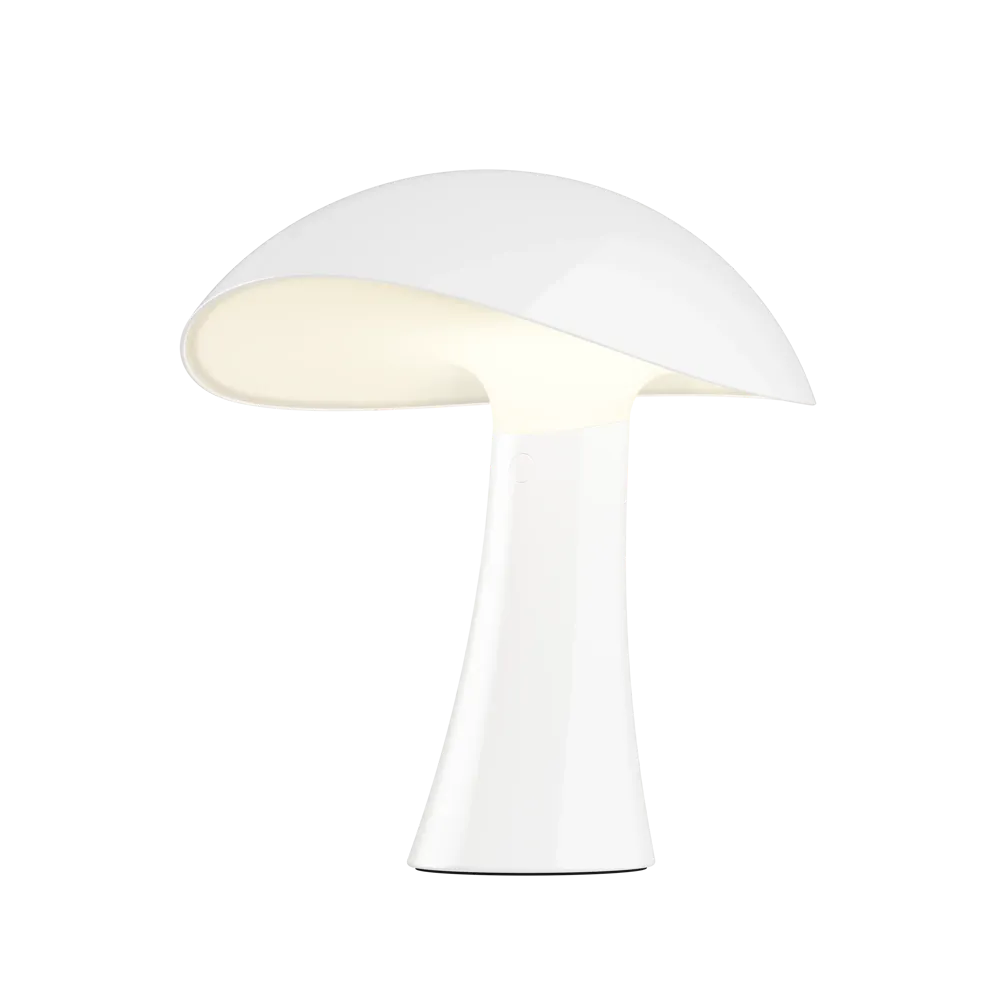 Louis Poulsen Rumee 220 Portable Tischleuchte, Farbe: Weiss glänzend