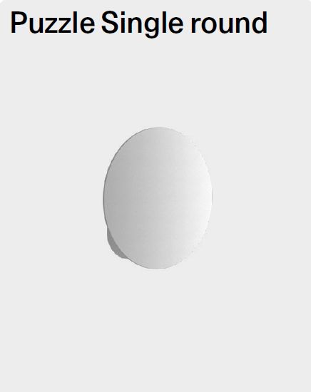 Lodes Puzzle Outdoor Wandleuchte, Variante: Single round (1 Leuchte)